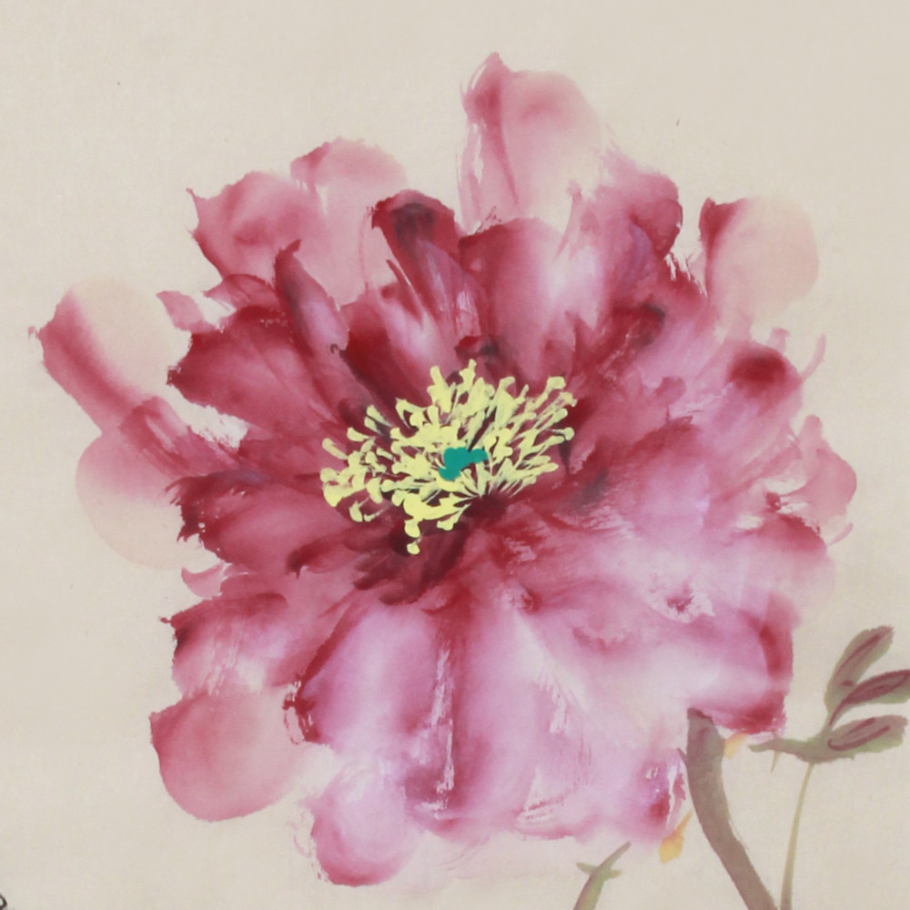 李子玉《精品牡丹系列 四条屏》