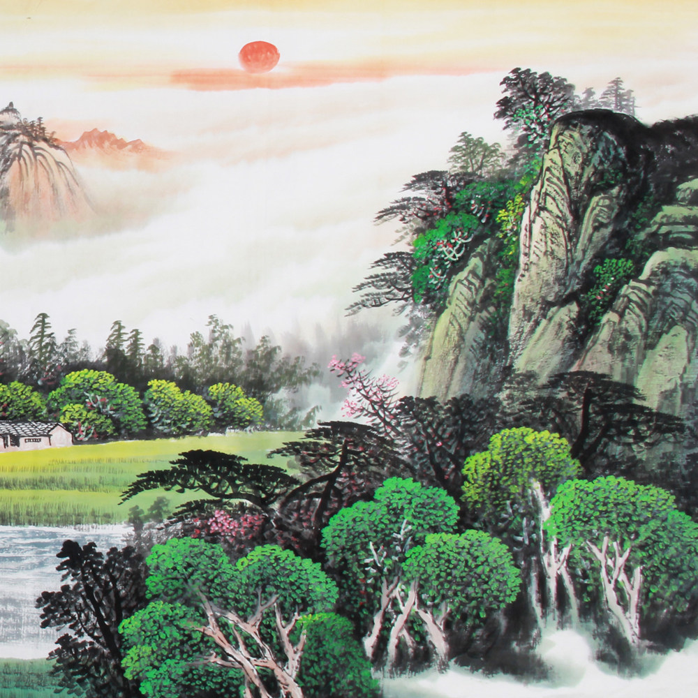 张临光《精品山水小六尺 聚祥纳瑞》