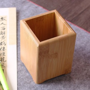 毛笔笔筒竹子图片