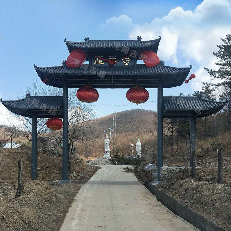 塑料瓦树脂瓦琉璃别墅仿古青砖围墙别墅琉璃装饰别墅围墙别墅瓦片已售