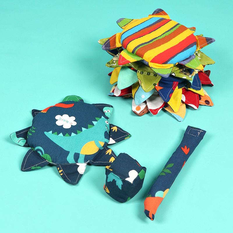 飞盘儿童软幼儿园户外运动飞碟玩具布艺安全软飞盘沙包尾巴三件套