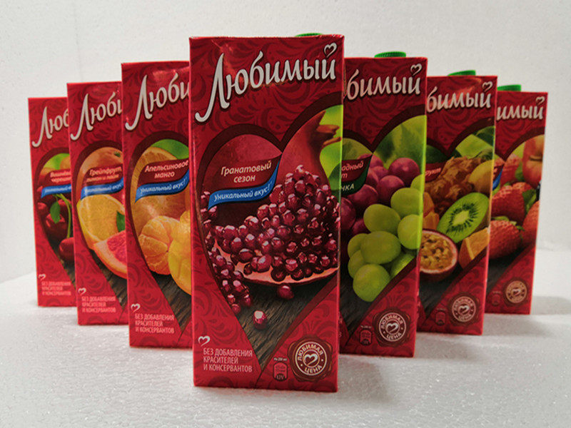 【950ml*4盒】俄罗斯原装进口果汁饮料 礼品喜爱果汁10种口味