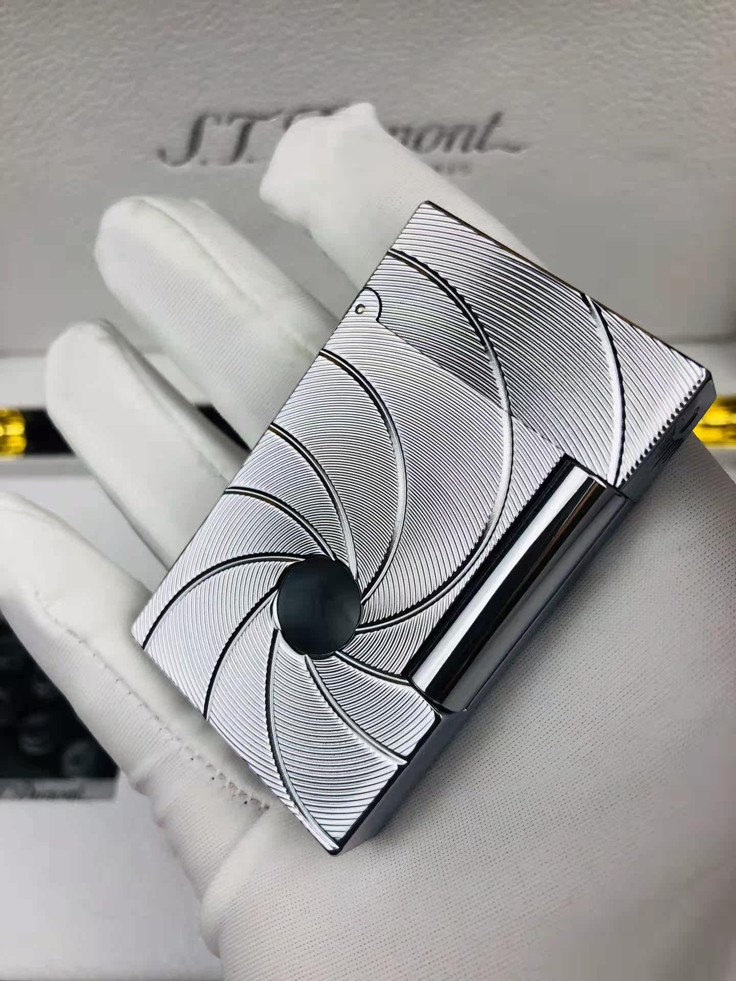 法国原装正品进口都彭打火机朗声纯铜气体男士都澎007邦德16156