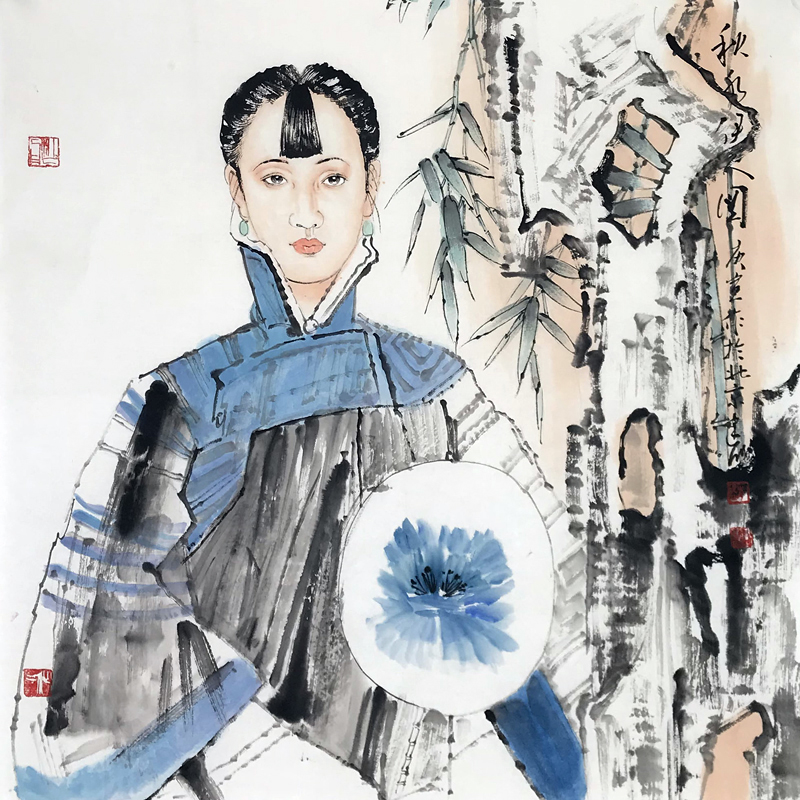 赵建成 《秋水伊人图》