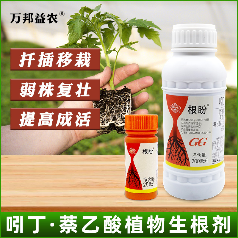 生根剂国光根盼吲丁萘乙酸生根液植物