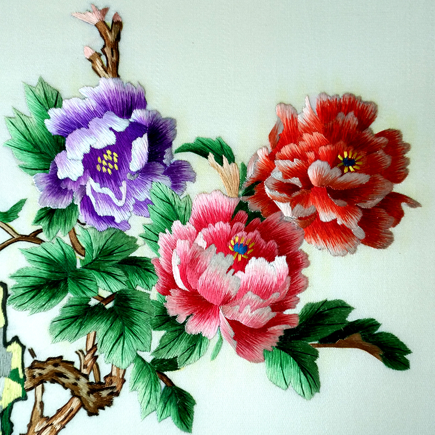 苏绣世家《童趣》钱菊凤大师作品