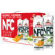 福兰农庄鲜榨果汁NFC100%橙汁+苹果混合装 1L×4瓶钻石包无糖饮料