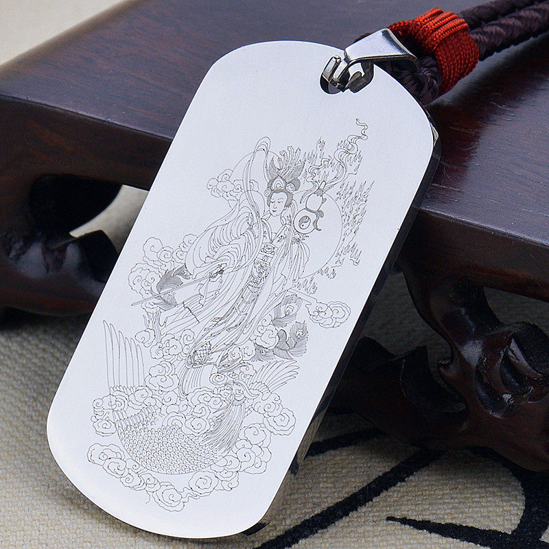 道教用品道教法器九天玄女像开光护身符吊坠道教项链道教饰品神像