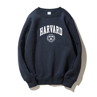 哈佛大学 university纪念品圆领加绒留学生外套秋冬 卫衣harvard