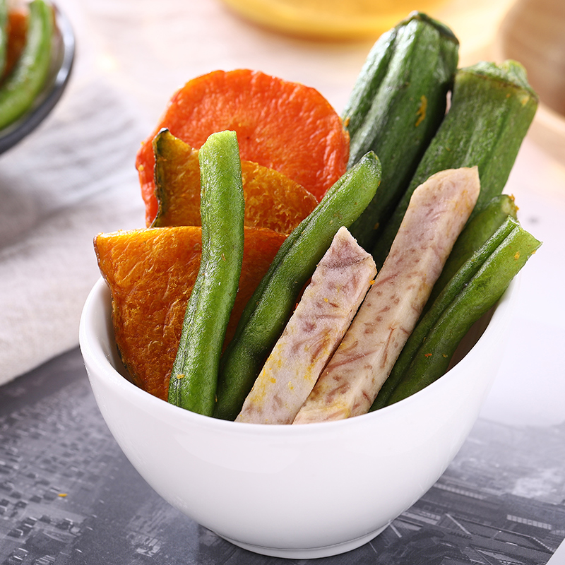 综合蔬菜干即食什锦蔬菜脆零食混合装秋葵脆果蔬干脱水果蔬脆片