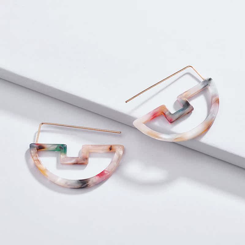 Big shop shop earring copper ear line geometry hollow outin the Electronic/Electrician , Converter , Battery converter device category - from Buy2taobao.com to provide professional Taobao agent buy service