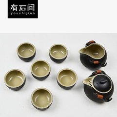 功夫茶具套装德化瓷器陶瓷茶具八头禅丰风格壶整套茶具套装