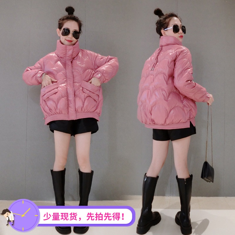 羽绒服粉色2020年新款女