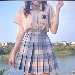 亅k制服套装女童正版jk短裙夏天丁k女孩学生日系夏季学院风百褶裙