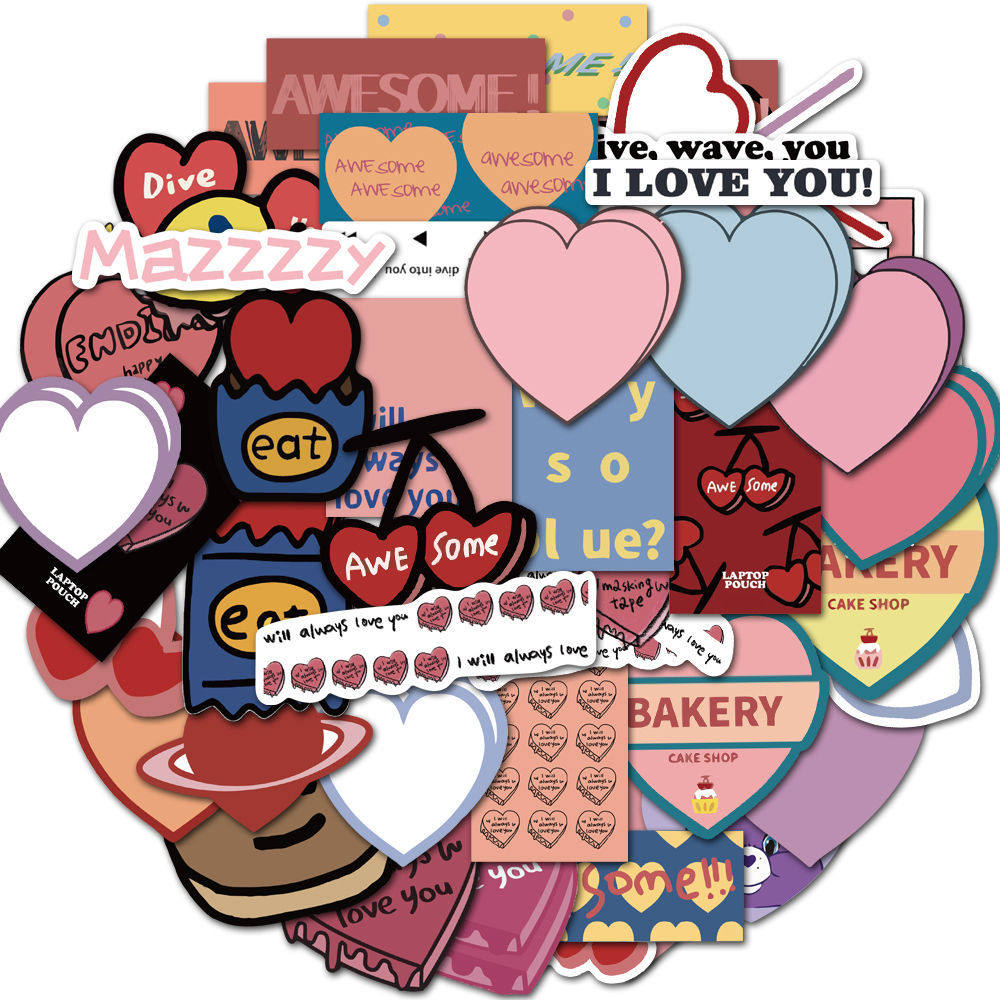 行李箱贴纸ins风