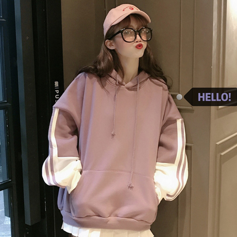 鼠年衣服卫衣女2020新款ins潮秋冬加绒加厚韩版宽松bf慵懒风外套在类目 女装/女士精品, 大码女装中 - 来自Buy2taobao.com提供专业的淘宝代购服务