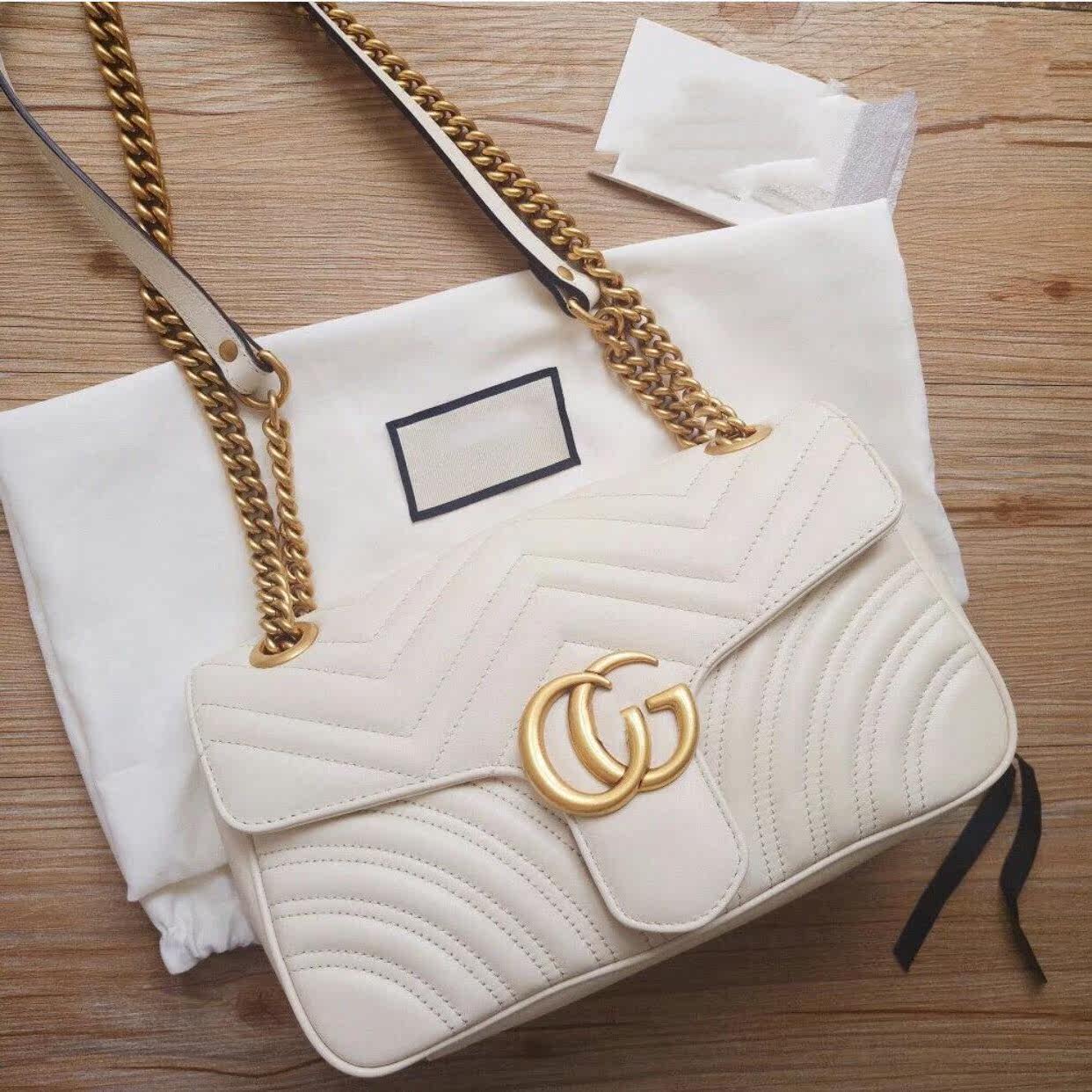 cg爱心包包女包迪欧古奇guuci菱格链条包网红酷奇cucci单肩斜挎包