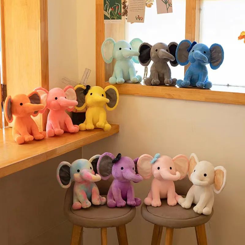 Elephant Plush Toys Baby Room Decorative Stuffed Dolls for P