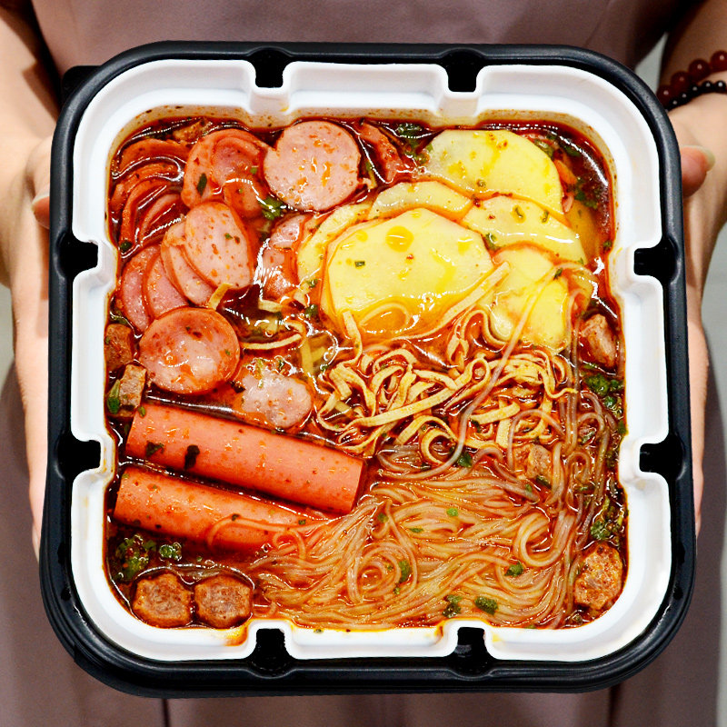 方便即食懒人自热小火锅素食自热锅牛肉粉丝锅速食红薯网红锅