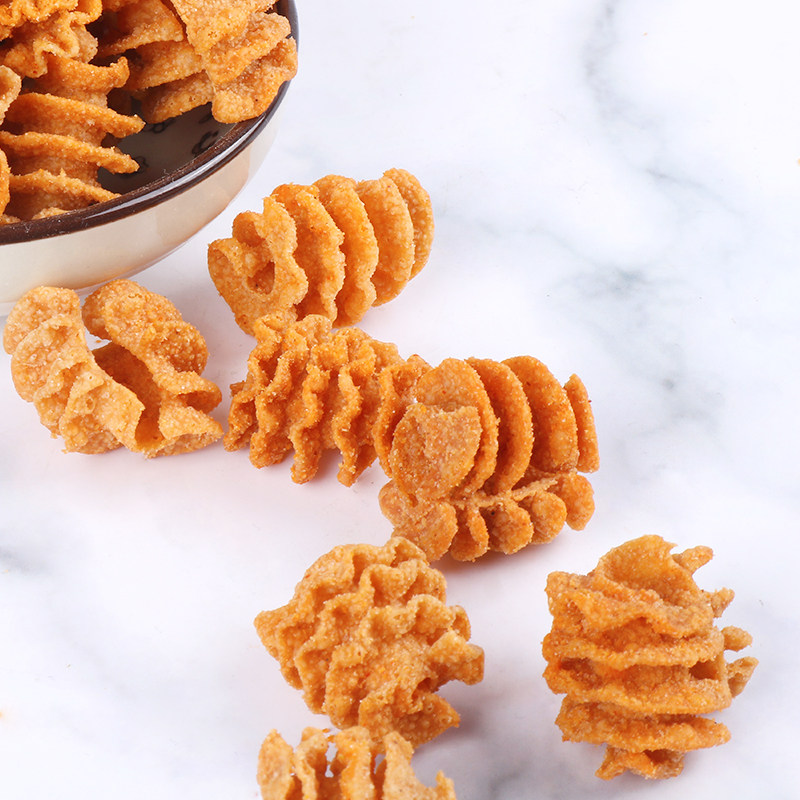 麻辣比萨卷锅巴天津特产整箱1098g儿时80后怀旧休闲膨化零食