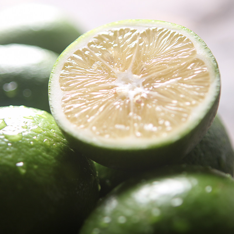 海南青柠檬3斤装约25个 新鲜热带水果非安岳黄柠檬新鲜青柠酸爽