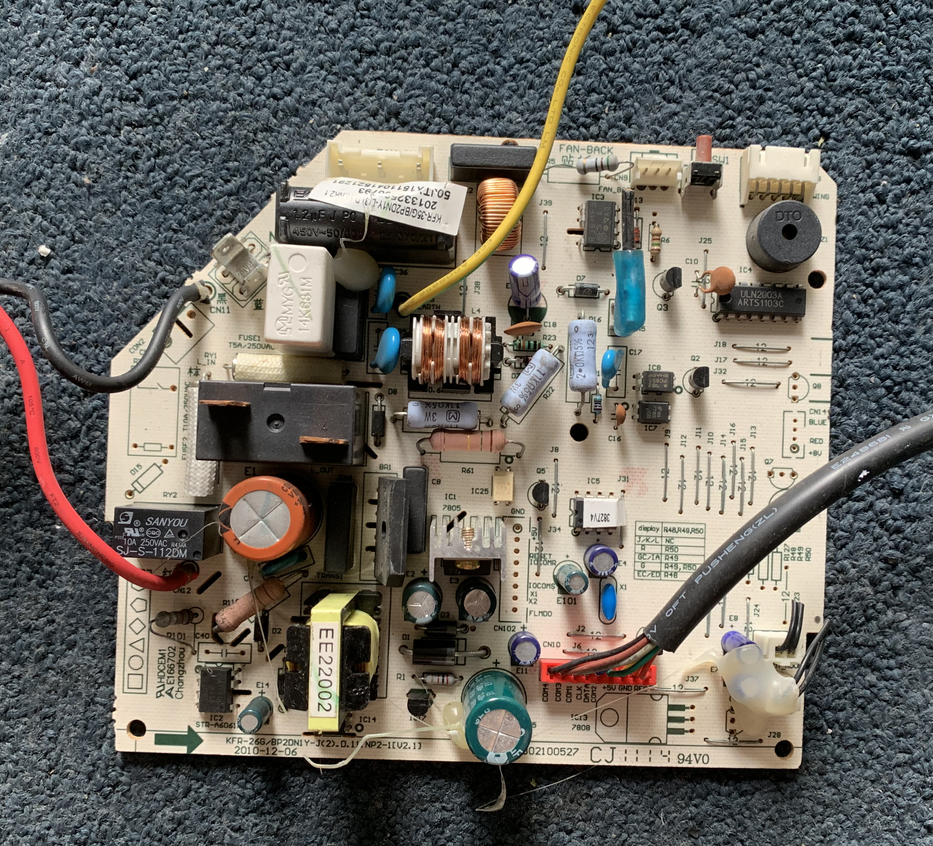 美的空调主板kfr26gbp2dn1yjd11np21v21pcb电路板