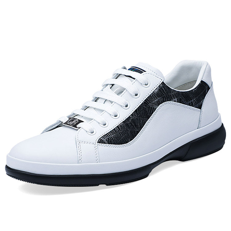 意大利进口沙驰男性2020年春款羊/牛皮时尚休闲运动鞋百搭小白鞋