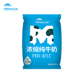 【旗舰店】terun天润新疆浓缩牛奶早餐奶 M枕纯牛奶整箱205g*20袋