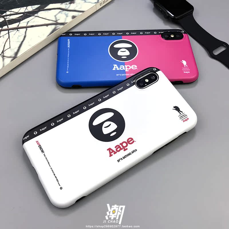 潮牌Aape苹果xr手机壳猿人头iPhonexsmax磨砂壳7plus8情侣软6男女在类目 3C数码配件, 手机配件, 手机保护套/壳中 - 来自Buy2taobao.com提供专业的淘宝代购服务