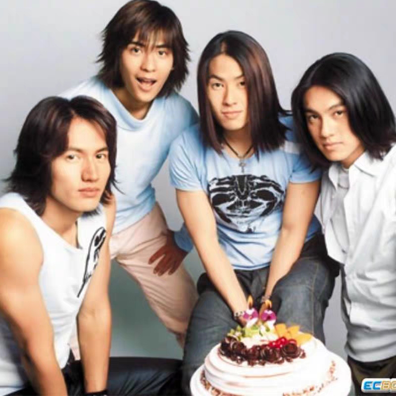 表演假发男流星花园f4同款年会舞台道具帅气搞笑怀旧自然整顶发套