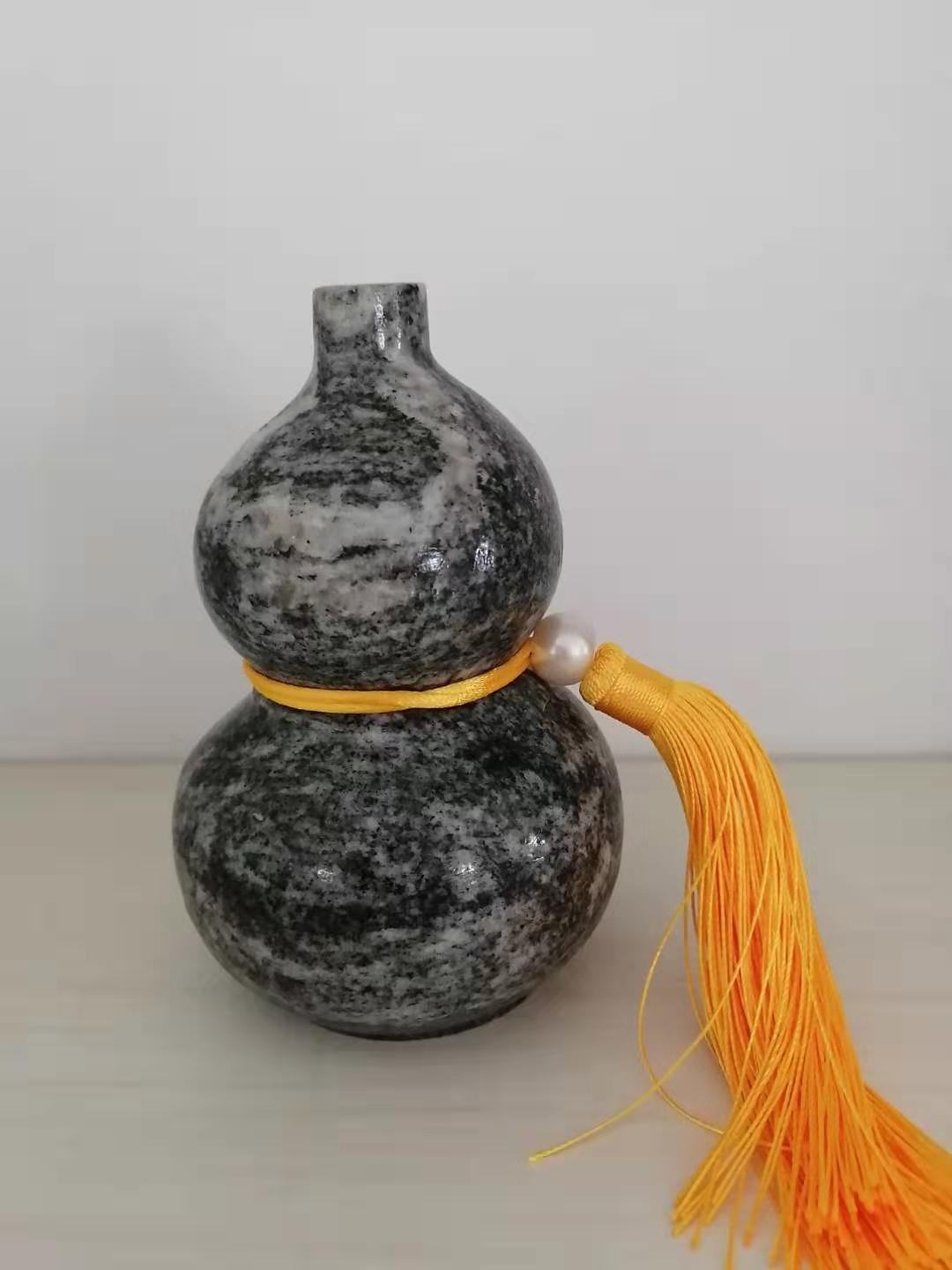 高※档泰山石山石葫芦摆件家居送礼保平安镇宅客厅装饰风水招财中