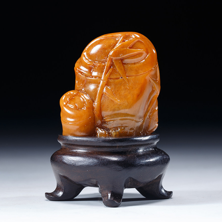 典藏 正品 开门正田 寿山田黄老料 大料老性稳定 品相佳 黄金黄