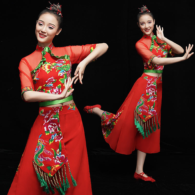 东北秧歌服装演出服-特价促销-优惠券领取-价格|多少钱|什么牌子好-35