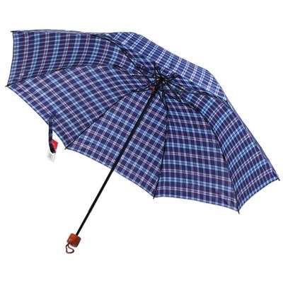 正品正品红叶333男格三折加大加固钢骨架雨伞男士格子伞晴雨两用