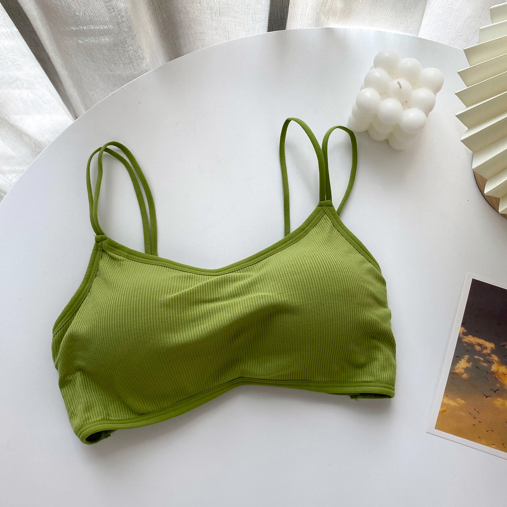 实拍实价 美背文胸女吊带网红裹胸罩聚拢背心一体式性感抹胸内衣