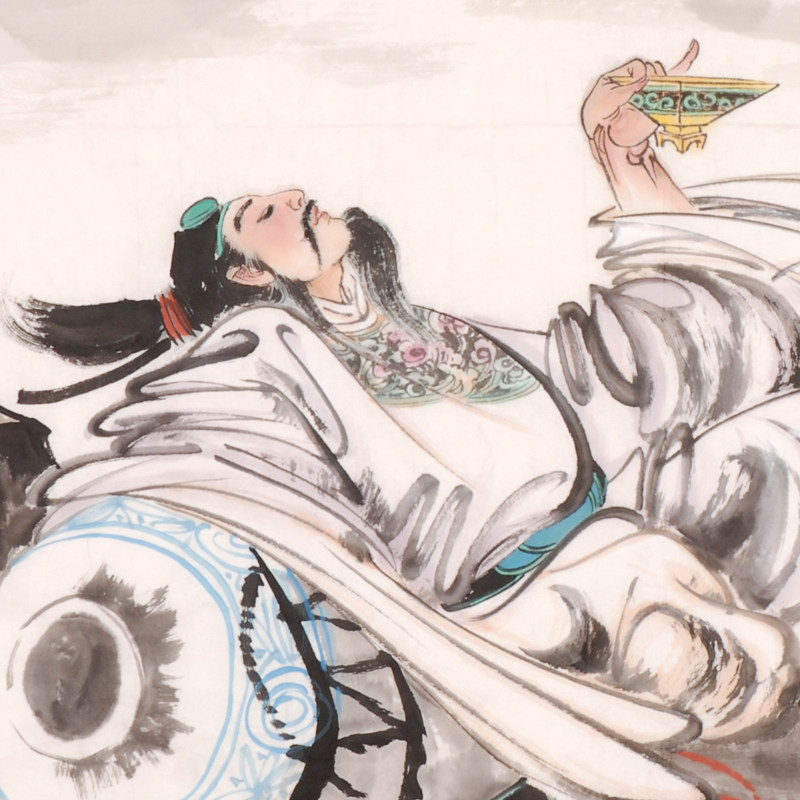 王立志《李白醉酒》 著名画家tbwlz686818