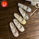 意尔康温柔法式玛丽珍鞋女舒适内增高蝴蝶结一字带休闲芭蕾风单鞋