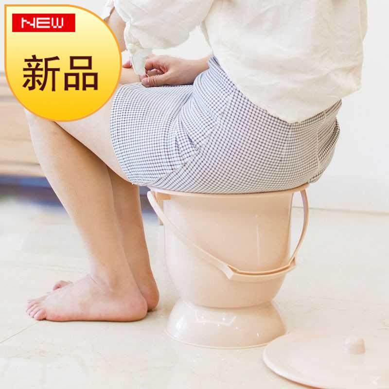 家用塑料痰盂坐便器老人卧室结婚加厚加高老式痰盂