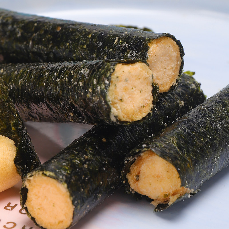 海苔肉松卷夹心脆罐装网红休闲小吃的饼干儿童即食宝宝零食品 农