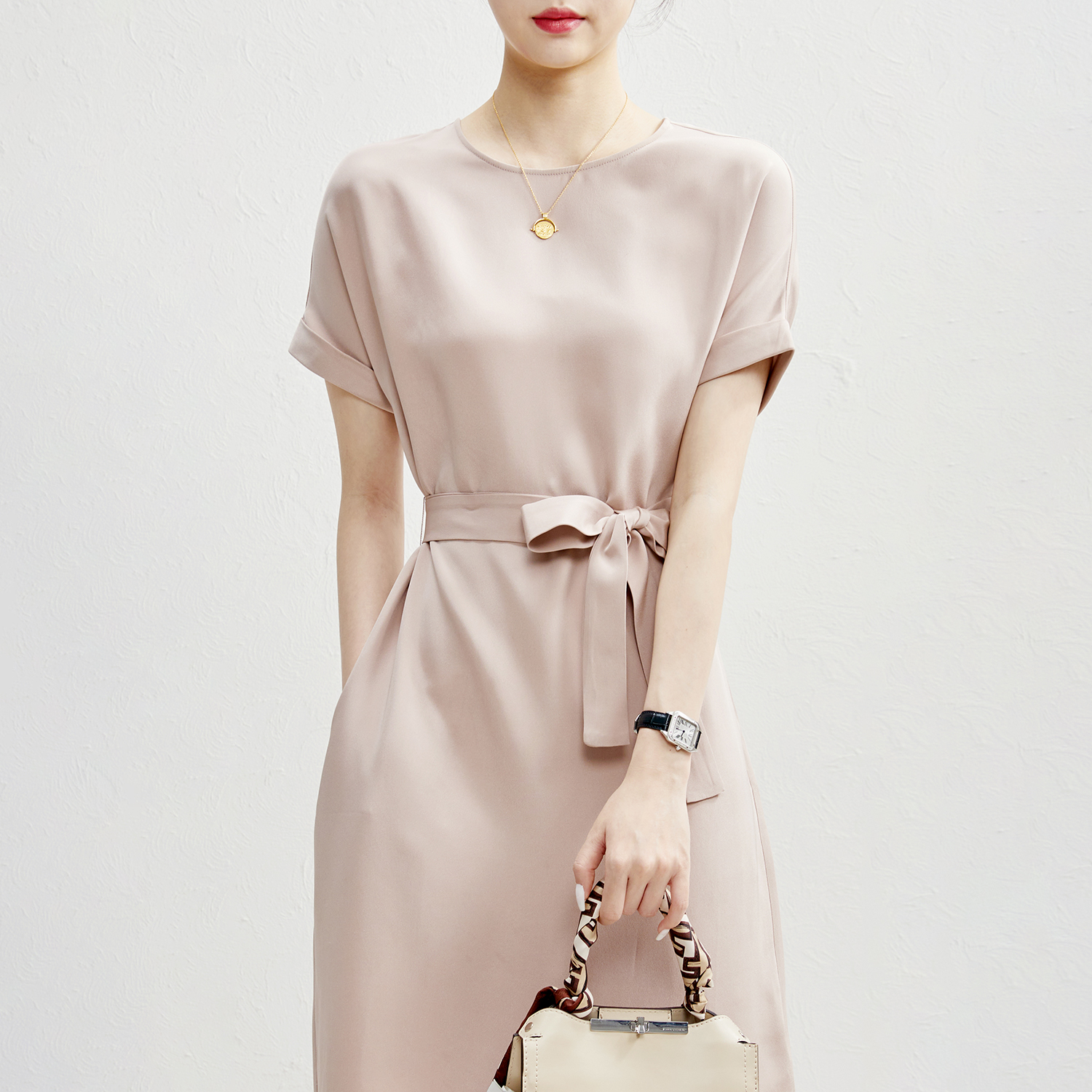 30mm重绉桑蚕丝连衣裙