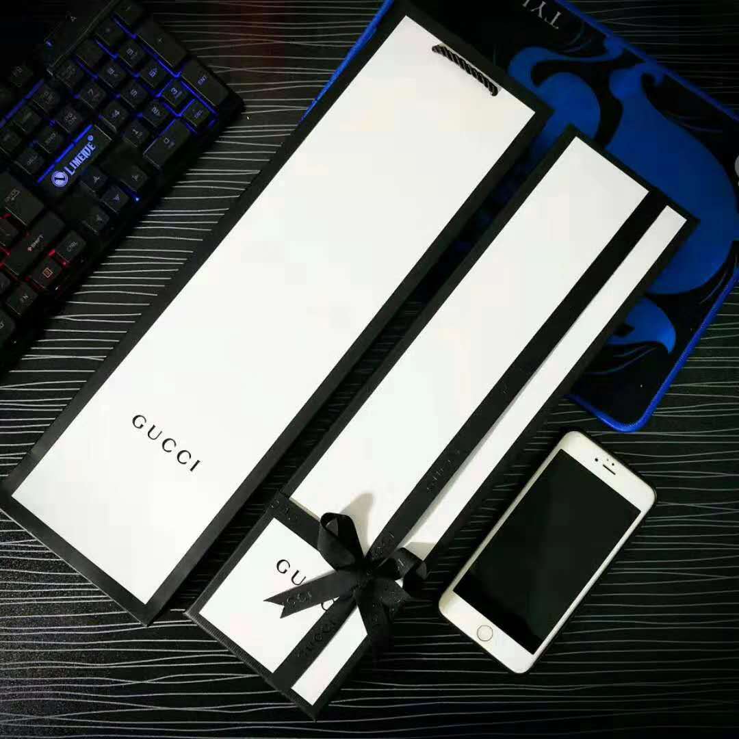 热销gucci粉灰围巾同款_专柜古驰gucci鞋盒空盒子首饰盒衣服包装领带