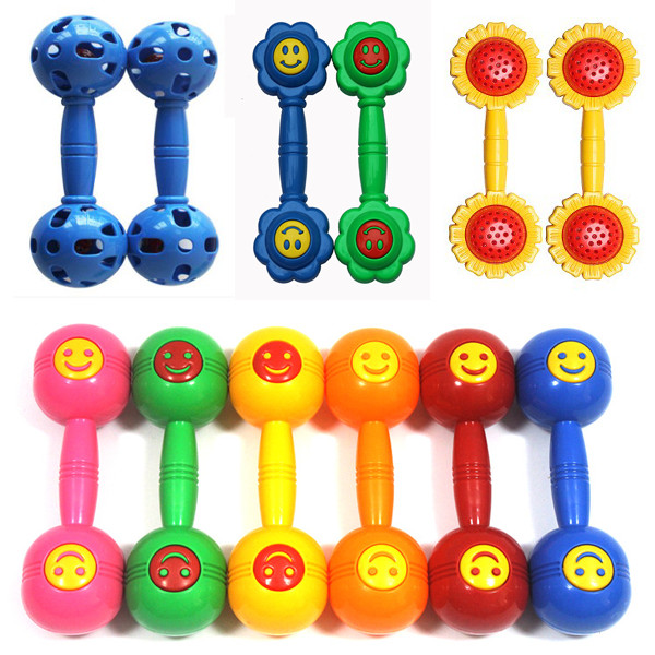 child Gymnastics prop thickening Plastic dumbbell children voiced dumbbell kindergarten Morning exercises apparatus Bell recommendin the Toy/Childs/Puzzle/Building block/Model , Child Bell/Cloth Play/Appease toys , Rattles category - from Buy2taobao.com to provide professional Taobao agent buy service
