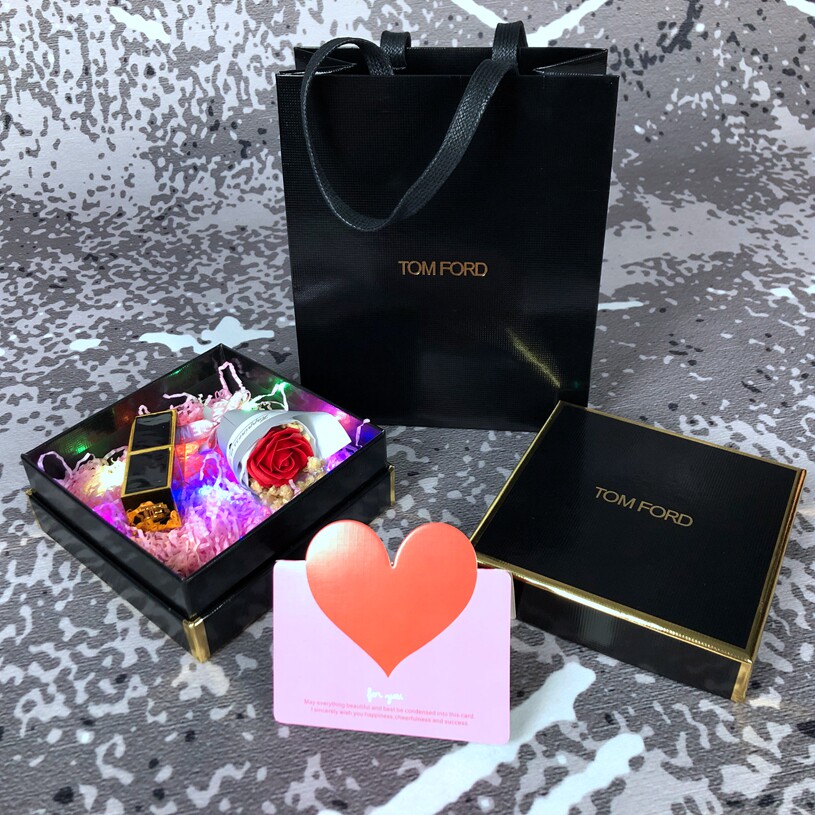 包邮 专柜tom ford/汤姆福特纸袋tf口红袋子礼品袋口红盒手提袋包装盒