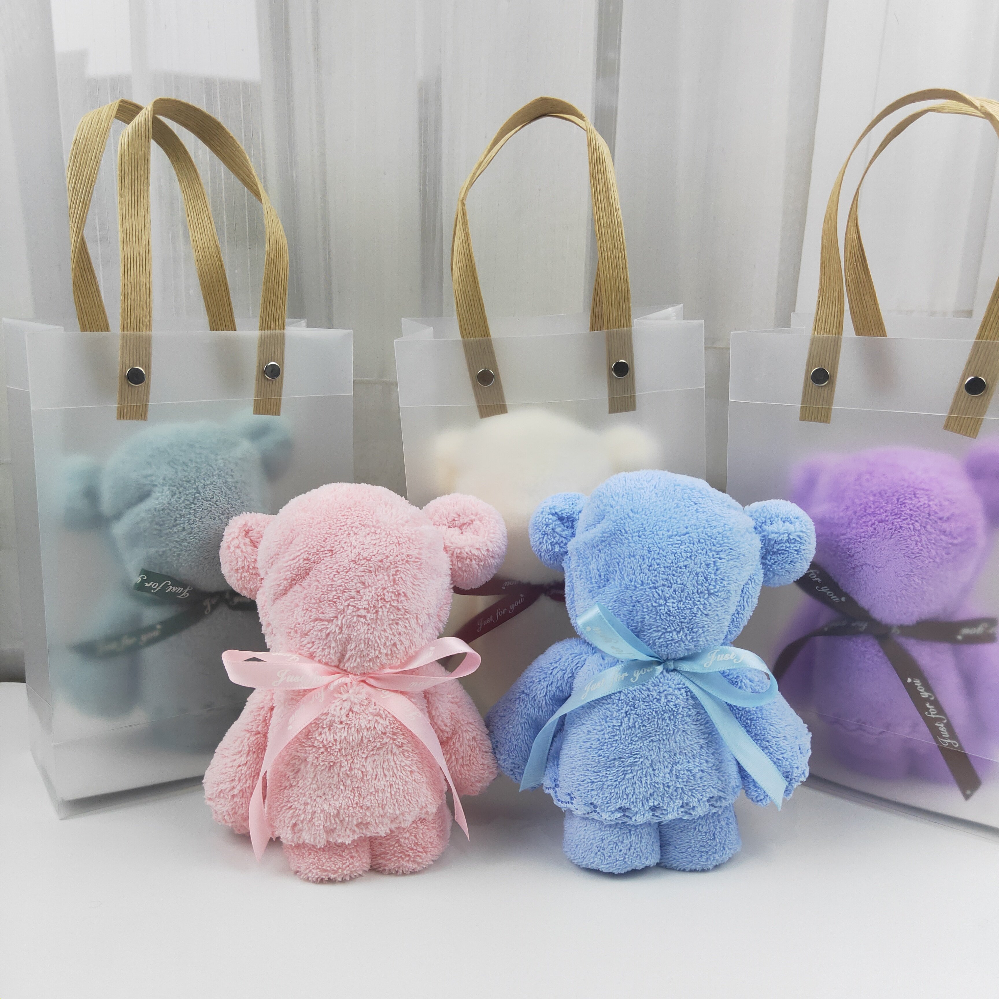珊瑚绒毛巾小熊礼品定制logo结婚伴手礼盒搭配创意实用活动小礼品