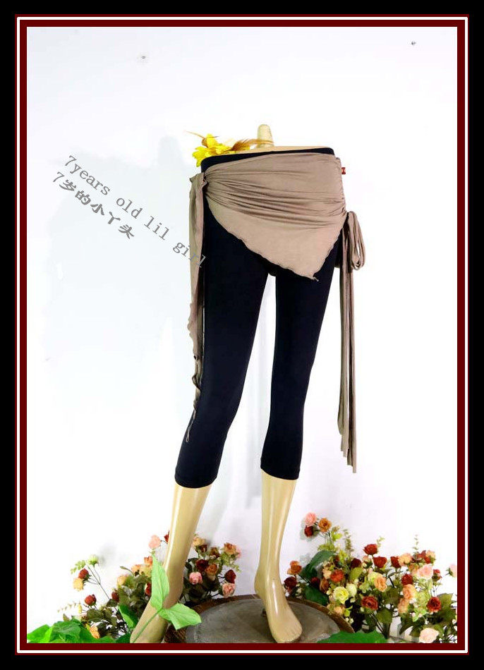 瑜伽嘻哈服饰街舞现代现代舞舞蹈腰裙弹力棉小肚皮舞下装