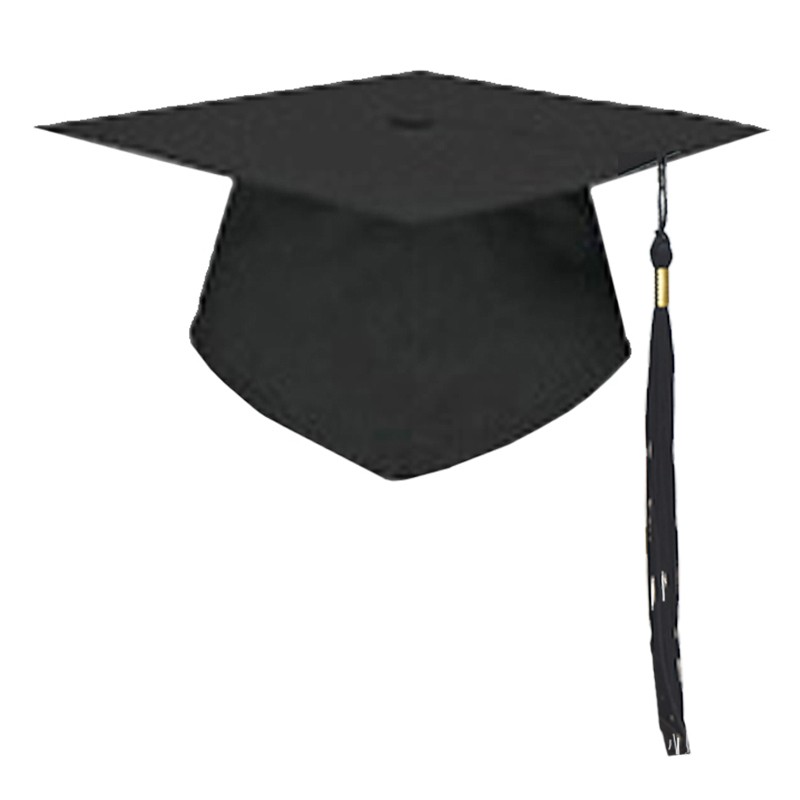荷芭朵学士服帽子 硕士帽博士帽导师帽大学生毕业服配件学位帽_荷芭朵
