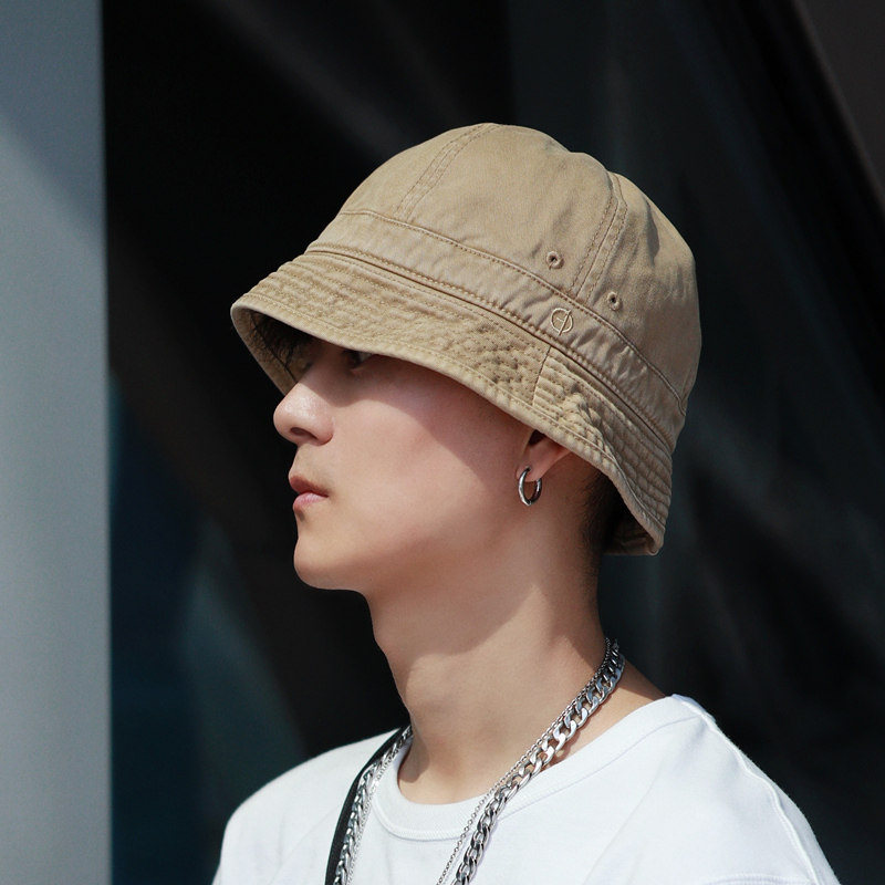 渔夫帽子男潮嘻哈日系复古酷帅春夏季天休闲遮阳防晒帽盆帽水桶帽