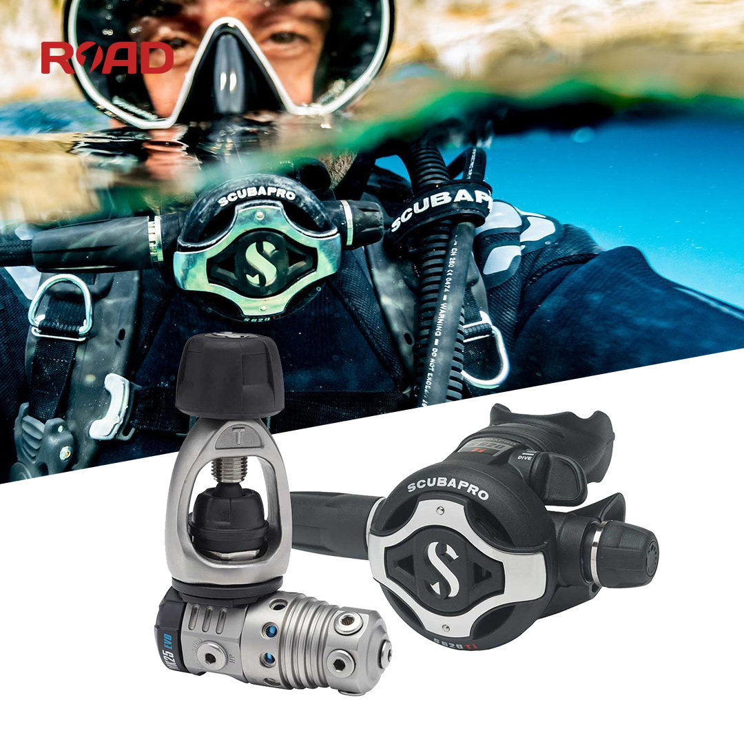 scubapros620xtimk25tevo潜水呼吸调节器钛合金一二级头套装