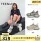 天美意复古厚底增高银色老爹鞋运动鞋女休闲鞋2025春新款BK781AM5