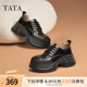 TATA他她厚底小皮鞋女松糕底单鞋女春季新款制服鞋JK鞋CCJ03AM5